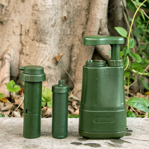 Miniwell Portable Outdoor Water Filter <b>Manual</b> <b>Pump</b> Compact Emergency Purifier - Product Image 3