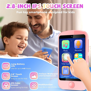Mini smartphone jouet A16 <span class=keywords><strong>pour</strong></span> enfants, carte SIM, téléphone portable intelligent, téléphone portable, portable <span class=keywords><strong>pour</strong></span> enfants, avec 19 jeux - Product Image 4