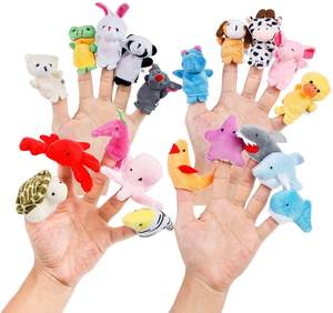 Juego <span class=keywords><strong>de</strong></span> Marionetas <span class=keywords><strong>de</strong></span> <span class=keywords><strong>Dedo</strong></span> <span class=keywords><strong>de</strong></span> Peluche Divertidas al por Mayor, 20 Piezas <span class=keywords><strong>de</strong></span> Marionetas <span class=keywords><strong>de</strong></span> <span class=keywords><strong>Dedo</strong></span> <span class=keywords><strong>de</strong></span> Animales <span class=keywords><strong>de</strong></span> Peluche Suaves Hechas a Mano - Product Image 1