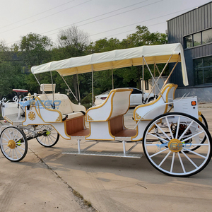 Factory Outlet Eight-seater <b>Princess</b> Royal Horseless Electric Vehicle Wedding Electric Carriage Royal Horse Carriage - Product Image 3