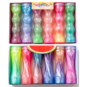 Boue de cristal colorée et douce à faire soi-même, boue de mousse anti-stress, slime magique, jouets pour enfants - Product Image 3