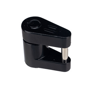 Verrou de sécurité noir pour attelage de mini-remorque 1/4 pouce pour camping-car - Product Image 1