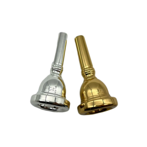 Embouchure de <span class=keywords><strong>trombone</strong></span> <span class=keywords><strong>alto</strong></span>/ténor 12C, finition argentée ou dorée, accessoire d'instrument à vent en laiton de qualité supérieure pour les joueurs professionnels - Product Image 4