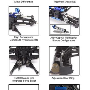 Auto RC Hobby Track 2.4G Escala 1:8 de Alta Velocidad RTR 4WD Buggy con Control Remoto 8051 - Product Image 3