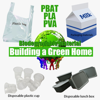 Máquina Extrusora de Gránulos de Almidón de Paja de Trigo PLA/PBAT Biodegradable, Línea de Producción de Bolsas Biodegradables