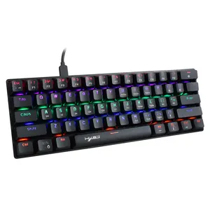 Проводная игровая клавиатура HXSJ V900B RGB USB