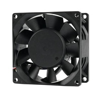 Ventilateur à pression statique élevée 12V 4 broches double boule PWM 8038 haute CFM 80x80x38mm PC CPU refroidisseur GPU serveur boîtier d'ordinateur ventilateur de refroidissement