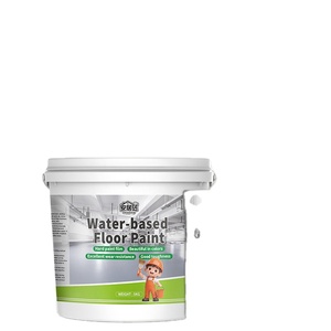 Peinture pour sols à base d'eau écologique très vendue, imperméable, résistante aux rayures, pour la rénovation des sols de garage et d'usine - Product Image 1