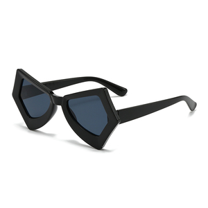 New Coming Fashion Irregularity PC Frame Unisex <b>Sunglasses</b> with Custom Logo UV400 Protection 10 Colors Available Fast Delivery - Product Image 3