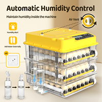 WONEGG HHD Incubateur d'œufs entièrement automatique à taux d'éclosion élevé avec testeur d'œufs LED et contrôle intelligent 88