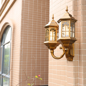 Outdoor Wall Mount Aluminum Alloy <b>LED</b> Lamp Tempered Glass <b>Diffuser</b> 3500K Warm White Light Solar Powered 10-Year Warranty Garden - Product Image 6
