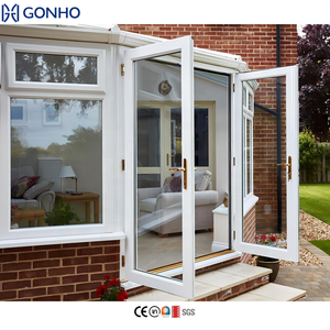<span class=keywords><strong>Porte</strong></span> battante française <span class=keywords><strong>d</strong></span>'entrée de maison de construction de villa <span class=keywords><strong>Porte</strong></span> battante en aluminium avec moustique - Product Image 3