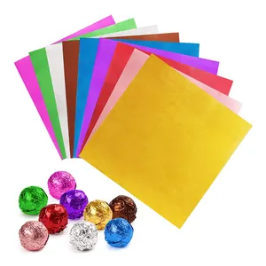 Цветная алюминиевая фольга для упаковки конфет и шоколада