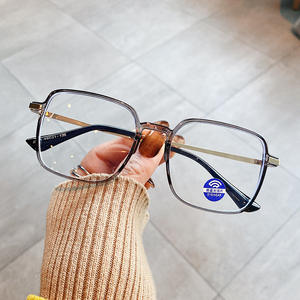 แว่นตา R3-9304 ทรงสี่เหลี่ยมเต็มกรอบ ป้องกันแสงสีฟ้า เลนส์ PC ป้องกันรังสียูวี สำหรับทุกเพศ - Product Image 4