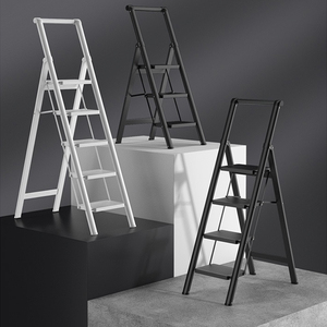 Chất Lượng Cao 4-Bước Hộ Gia Đình Thang Có Thể Điều Chỉnh Trong Nước Thang Với Lan Can Cho Gấp Bước Phân Thang - Product Image 6