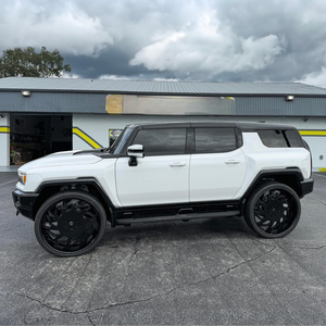 Jantes forgées en alliage, finition chrome plaqué or rose, à déport profond, 18, 19, 20, 22, 24, 26 pouces, 2 pièces, pour <span class=keywords><strong>Chevrolet</strong></span>, Mustang, Cybertruck - Product Image 5