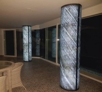 Panneau mural en pierre flexible Life1996 de 2 mm d'épaisseur, en ardoise naturelle, décoratif, pour hôtel, bar, fond rétroéclairé, translucide