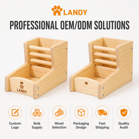 Mangeoire à lapins en bois style ferme, support à foin artisanal en pin avec gamelle pour cochons d'Inde et chinchillas, décoration chic
