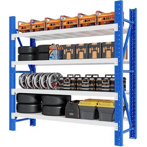 Estante de almacenamiento de almacén mediano de acero de 4M * 2M, estante de uso industrial y de supermercado antioxidante de fábrica de 5 capas - Product Image 5