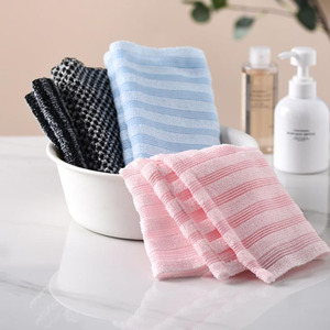 Toalla de Baño Larga Jacquard al por Mayor, Exfoliante Plegable para Espalda, para Limpieza en Ducha y Uso Doméstico - Product Image 3