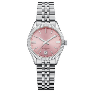 Cinturino a maglie in <span class=keywords><strong>metallo</strong></span> oro rosa lucido 16mm <span class=keywords><strong>orologio</strong></span> da <span class=keywords><strong>donna</strong></span> elegante <span class=keywords><strong>orologio</strong></span> personalizzato oem - Product Image 3