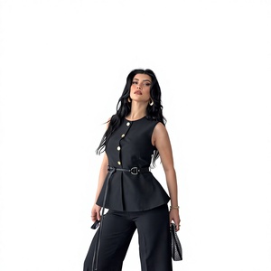 Vestidos de Lona Personalizados con Etiqueta Privada, Ecológicos, Estilo Vintage, de Verano, Largos, de Manga Corta, Venta al Por Mayor, Ropa Casual, Pedidos al Por Mayor - Product Image 1