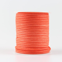 Orange personnalisable sur colle ronde 5mm simple tresse pour tente de traction électrique corde en fibre UHMWPE