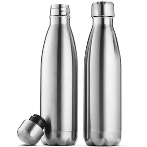 Double Wall Stainless Steel Thermos Water Bottle Metal Thermos Bottle Sublimation plastic sports