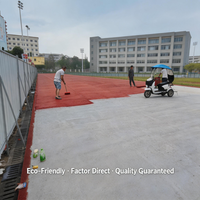 Système synthétique en PU de qualité professionnelle 400m, terrain de sport en EPDM écologique et perméable pour extérieur, livraison DDP disponible