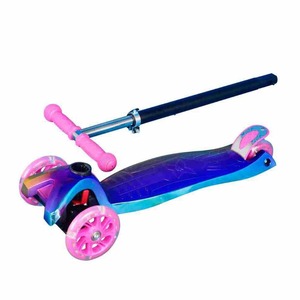 Patinete para Niños de 3 a 6 Años, Altura Ajustable, Ligero, Cuatro Ruedas, Color Rosa y Azul - Product Image 3