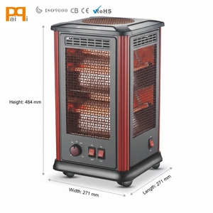 <span class=keywords><strong>Calentador</strong></span> Infrarrojo Radiante Independiente de 2000W con Tubo de Cuarzo de Cinco Caras, Calentamiento Rápido, Calor Envolvente de 360°, Protección Contra Sobrecalentamiento - Product Image 2