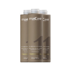 Champú clarificante suave vegano de alta calidad, sin parabenos, sin sulfato, biotina, colágeno, queratina, infundido para rizado aceitoso, fino dañado - Product Image 2
