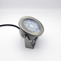 Ip68 étanche rvb LED submersible piscine fontaine lumières lampes sous-marines en acier inoxydable pour fontaines de paysage
