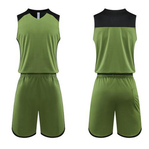 Conjuntos de camisetas de baloncesto unisex de talla grande personalizados transpirables de secado rápido 100% poliéster para adultos que entrenan en verano - Product Image 1