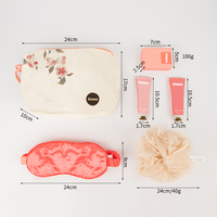 Fournisseur OEM à service complet, ensemble de produits essentiels pour le soin de soi, ensemble de relaxation pour le corps et le bain, 5 pièces, ensemble de soins de la peau, ensemble cadeau de voyage pour elle