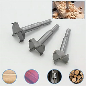 Forets en alliage Nanrui pour le travail du bois, tige de 12 mm, perçage rapide pour un fini lisse lors du perçage de trous dans les planches de bois - Product Image 3