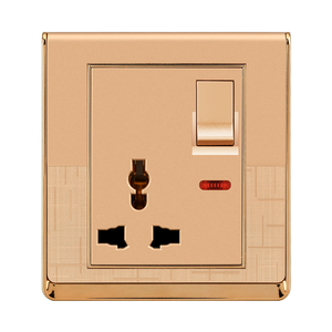 Presa Multifunzione PC Golden One Yuan a Cinque Fori, 1 Gang <span class=keywords><strong>5</strong></span> Pin con Indicatore 16A, Nuovo Design, Vendita Diretta dalla Fabbrica - Product Image 5