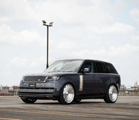 Jantes forgées 5x120 de 19 à 24 pouces, jantes personnalisées en alliage gris poli de luxe pour L108M Range Rover Sport G63 Rolls-Royce Maybach