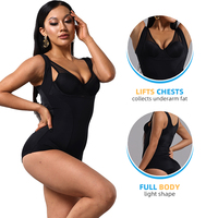 En gros Fajas Colombianas pour femmes, gaines amincissantes post-partum à compression, en Spandex Nylon, rembourrées, respirantes et sans dos