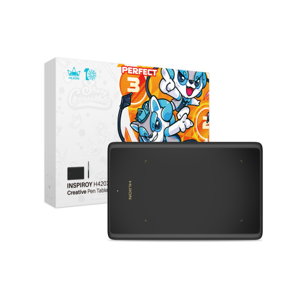Huion H420X Easy to Carry Battery-free 8192 Levels Digital Pen Handwriting Drawing Graphics Tablet