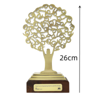 Usine En Gros Personnalisé Métal Résine Artisanat Arbre Prix Plaques Trophée Tasses Sport Prix Trophée pour La Maison