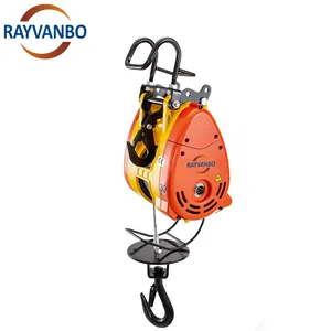 Wholesale Cheapest Price Single Phase 110V/220V Mini Small Winch Electric Wire Rope Hoist For Lifting Operations