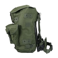 Sac à dos tactique de combat YAKEDA Olive Drab Operator Green, sac à dos de terrain tactique Alice avec cadre, sac à dos de randonnée tactique
