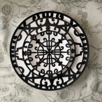 Service de table nordique en fer et céramique - Assiettes à dessert de style occidental pour mariage, assiettes à fruits quotidiennes, tasses à café en porcelaine fine