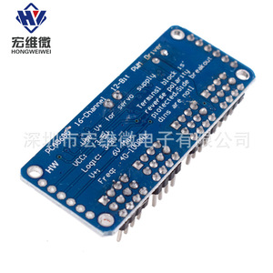 Carte de commande de moteur servo PWM à 16 canaux Hongwei Micro PCA9685 pour robots, interface IIC - Product Image 4
