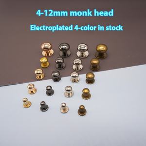 Moda DIY 10mm remache hebilla Metal monje cabeza pezón <span class=keywords><strong>clavo</strong></span> bolsa Hardware especial teléfono móvil Shell equipaje accesorios para muñecas - Product Image 2