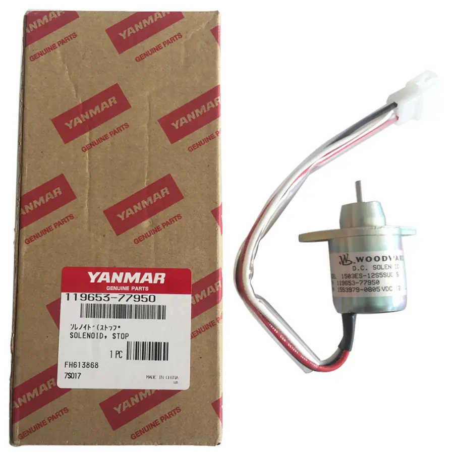 4TNV88 להפסיק סולנואיד 119653-77950 עבור Yanmar מנוע