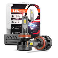 Phare LED en aluminium R10M 27500LM 12V 100W IP68 Étanche Ampoules LED automobiles universelles H1 H4 H7 H11 9005 9006 9007