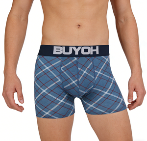 Boxer da <span class=keywords><strong>Uomo</strong></span> in Cotone Stile Semplice e Sexy con Logo Personalizzato - Traspiranti, Ecologici e Perfettamente Aderenti - Product Image 1