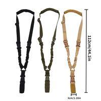 Accessoires de chasse en plein air, sangle tactique américaine à point unique, corde de suspension, sangle de fusil en nylon